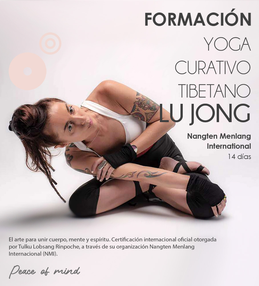 Cartel Yoga Tibetano Lu Jong - Certificación
